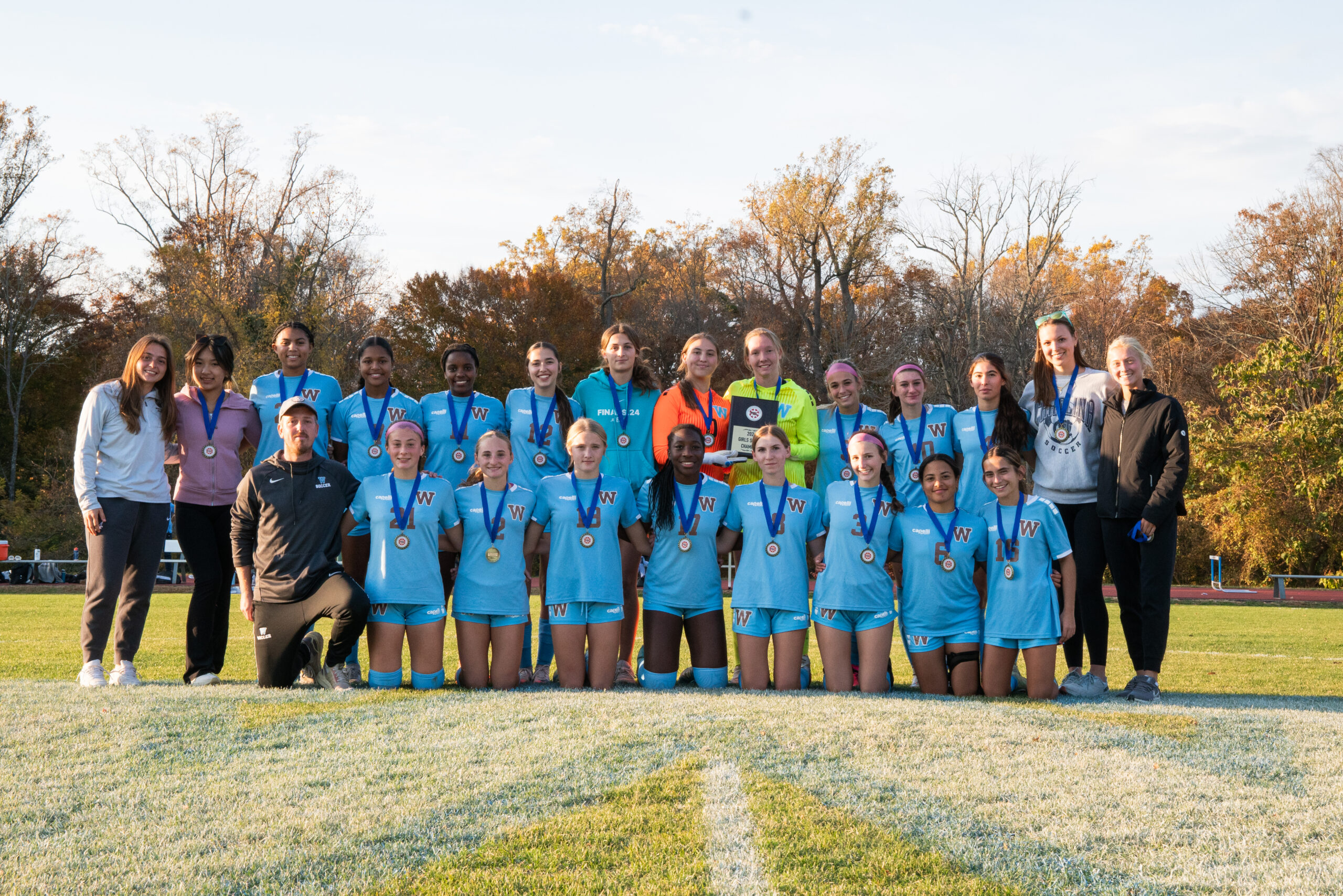 Girls Soccer Team: Double Champs